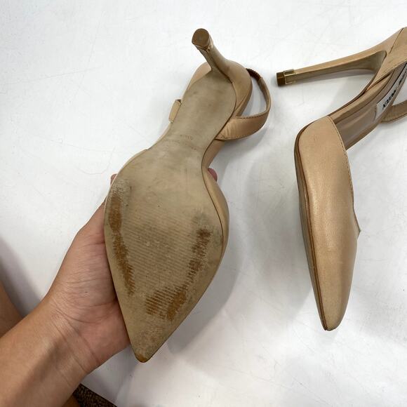 Steve madden Nude Pointed Toe Slingback Heels - Picture 6 of 8